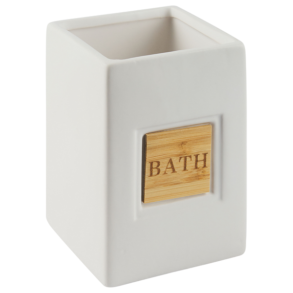Badaccessoires Set 4-teilig KOUROU Keramik Beige