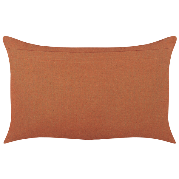 Dekokissen 2er Set ORLAYA Baumwolle 55 x 35 cm Orange Geometrisches Muster