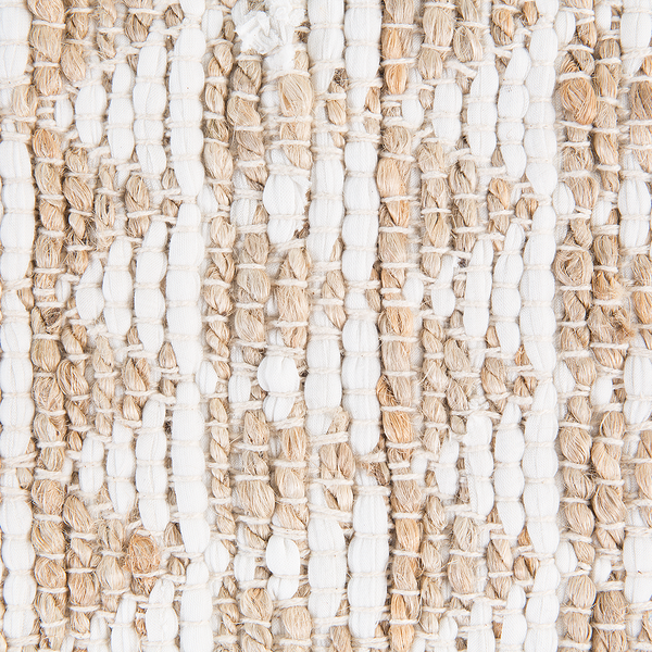 Teppich TUNCELI Beige 80 x 150 cm Baumwolle