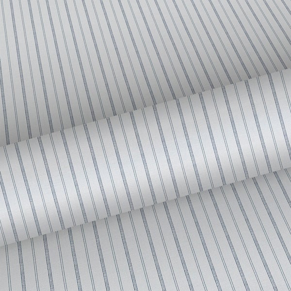 Sanders und Sanders Tapete Streifen Dunkelblau und Grau - 53 cm x 10.05 m - 640708
