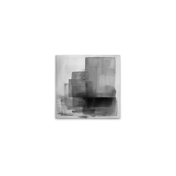 Abstrakte monochrome Malerei mit Rechtecken