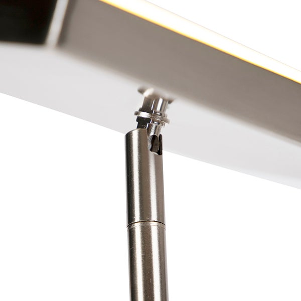Moderne Stehleuchte inkl. LED und Dimmer mit Leselampe - Uplighter Jazzy