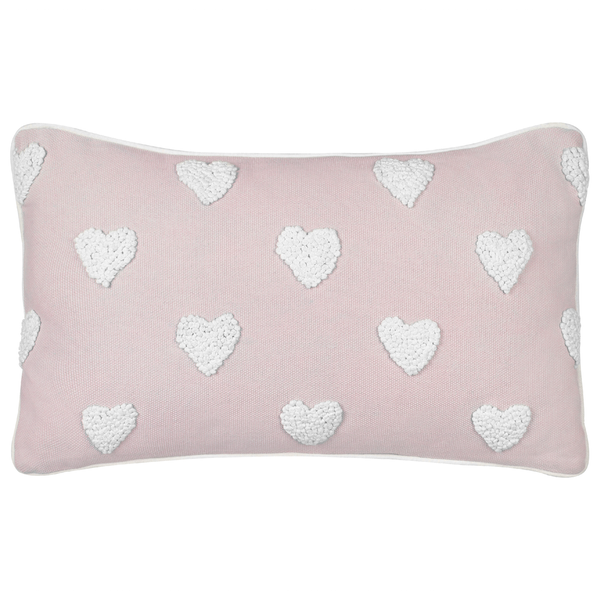 Dekokissen 2er Set GAZANIA Baumwolle 30 x 50 cm Pastellrosa