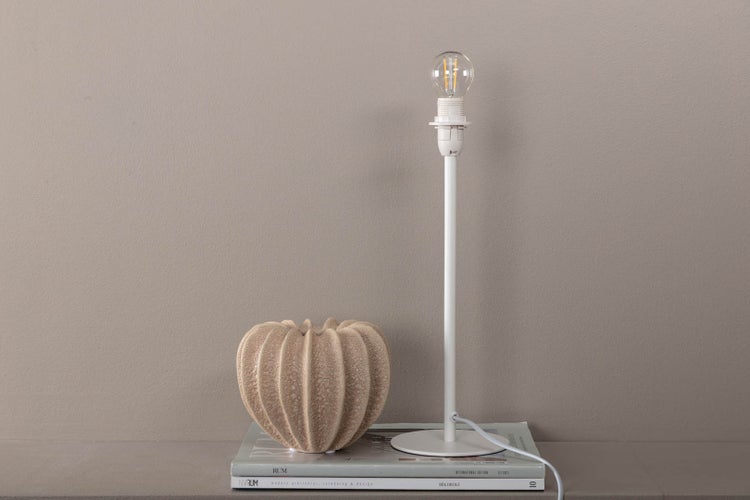Dasir Beleuchtung Tischlampe 12x12x42,4cm  weiß. 12 X 12 X 42 cm