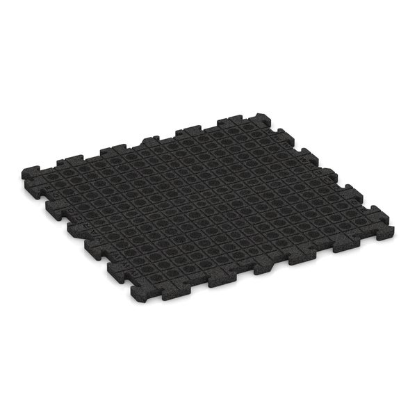 Fitness-Bodenschutzmatte – rutschfeste Sportmatte TZ - 1000x1000x30 mm - Anthrazit | Fitnessmatte Fallschutzmatte | rutschfest gelenkschonend | schalldämmend | WARCO