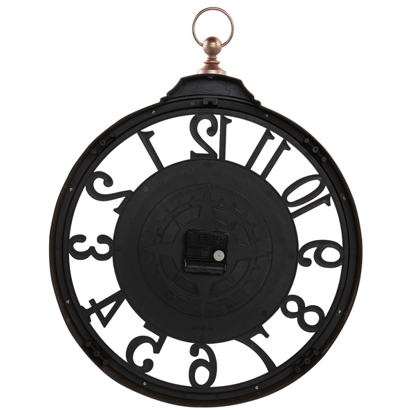 Wanduhr ALLOZA 44 cm Schwarz