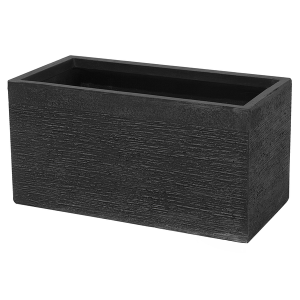 Blumenkübel MYRA Keramik 60 cm Schwarz