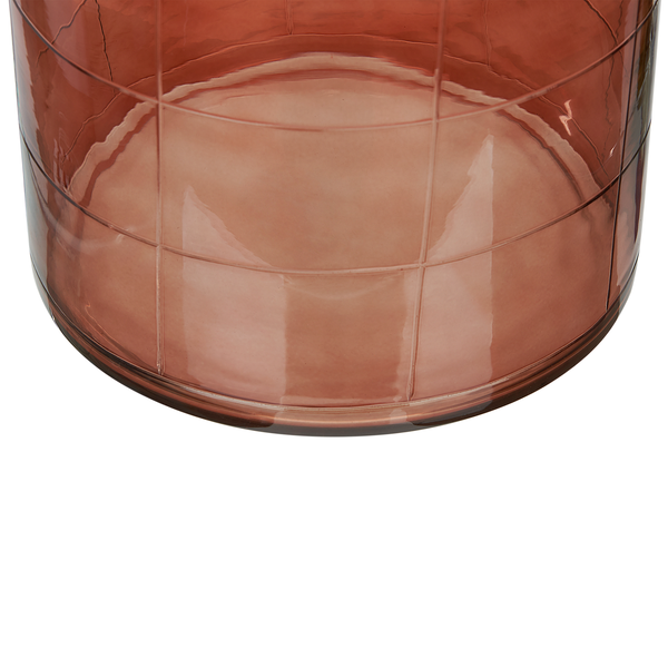 Blumenvase VINDALOO Glas 35 cm Goldbraun