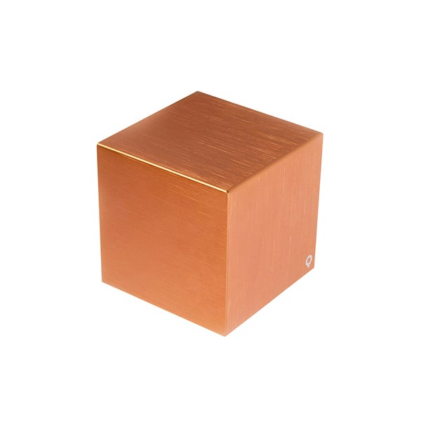 Moderne Wandleuchte Kupfer - Cube