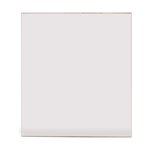 Quadratische, transparente Glasscheibe oder Acrylglasplatte.