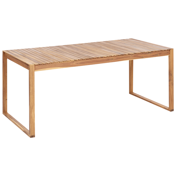 Gartenmöbel Set 6-Sitzer SASSARI II zertifiziertes Akazienholz Hellbraun