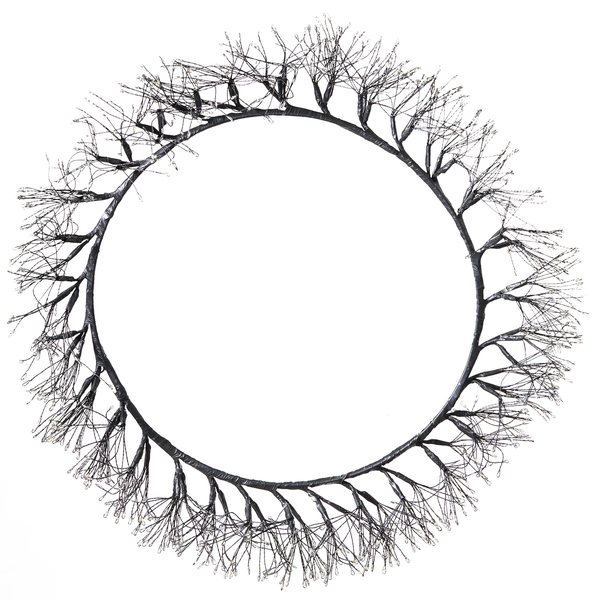 Dekorativer Lichtkranz mit LED-Beleuchtung für den Innenbereich