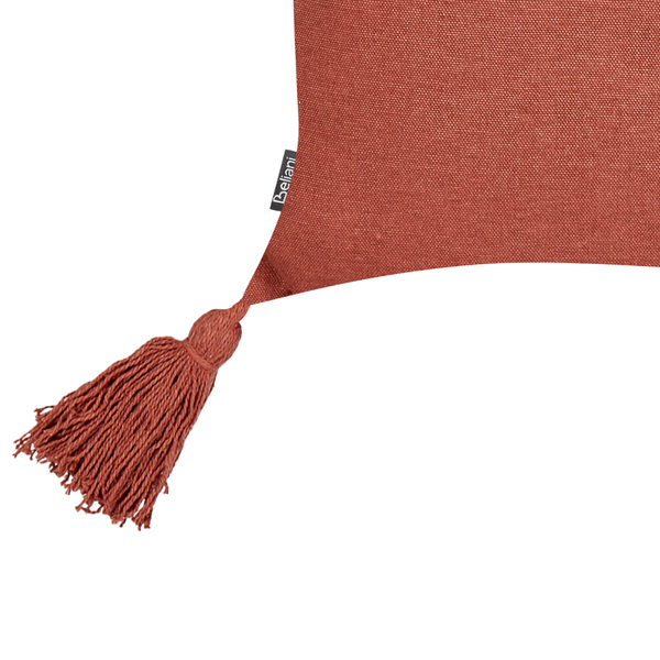 Dekokissen 2er Set VALVARIA Baumwolle 30 x 50 cm Rot ZickZack-Muster