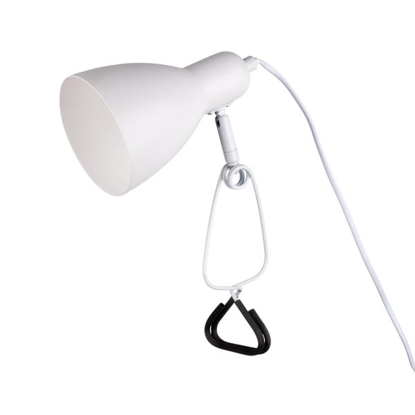 Klemmleuchte in schlichtem Design