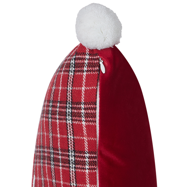 Dekokissen 2er Set LONICERA 45 x 45 cm Rot Weihnachtsmotiv