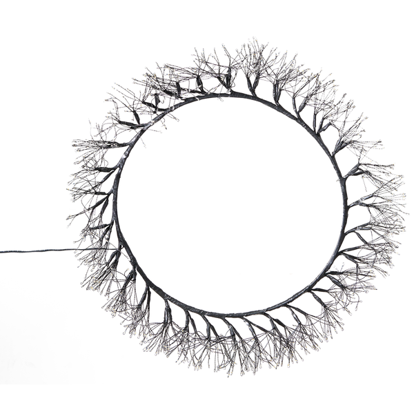 Dekorativer Kranz mit LED-Lichtern für Innenräume