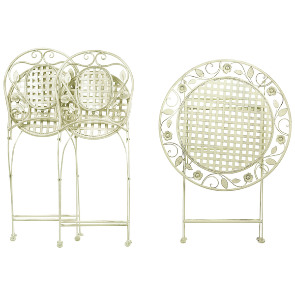 Bistro Set klappbar BIVIO Metall Hellgrün
