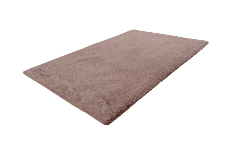 Kurzflor Teppich Enchantia Rosa 22 mm Uni 50 x 90 cm
