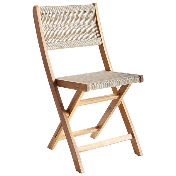 Gartenmöbel Set 4-Sitzer PROSSEDI Akazienholz Beige