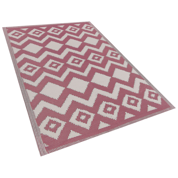 Outdoorteppich DEWAS Rosa 120 x 180 cm