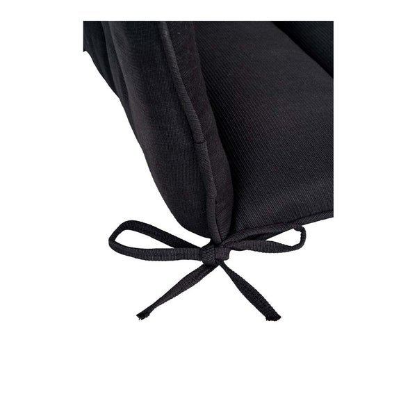 Cleveland Gartenkissen schwarz. 4er Set