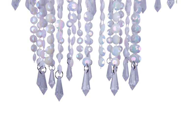 Dekorative Ketten mit tropfenförmigen Anhängern für Leuchten