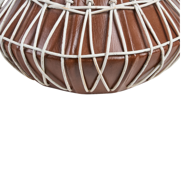Dekovase KLUET Keramik 22 cm Braun