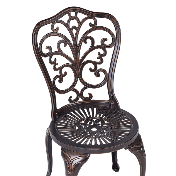 Bistro Set TRIORA/ANDALO Metall Braun