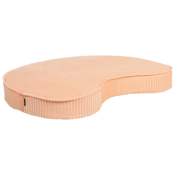 Pouf NILI Samtstoff Pfirsichrosa