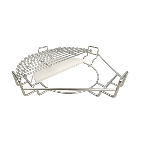 Grillrost aus Metall mit Keramikstein für Grills