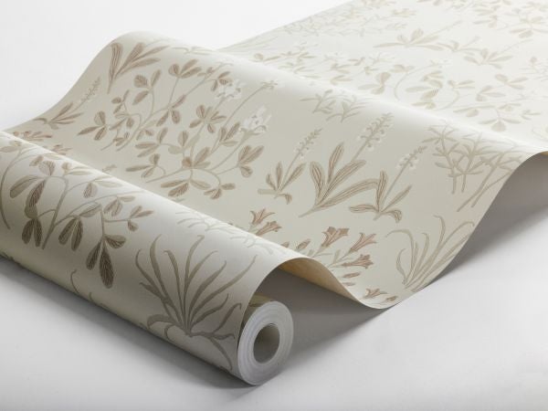 Borastapeter Tapete Feldblumen Beige - 53 cm x 10.05 m - 662558