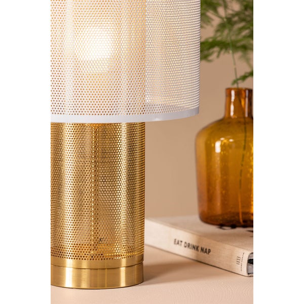 Gap Beleuchtung Tischlampe 25x25x39cm Weiß. 25 X 25 X 39 cm