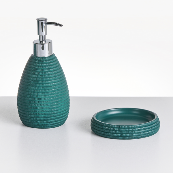 Badaccessoires Set 5-teilig QUILCA Blaugrün