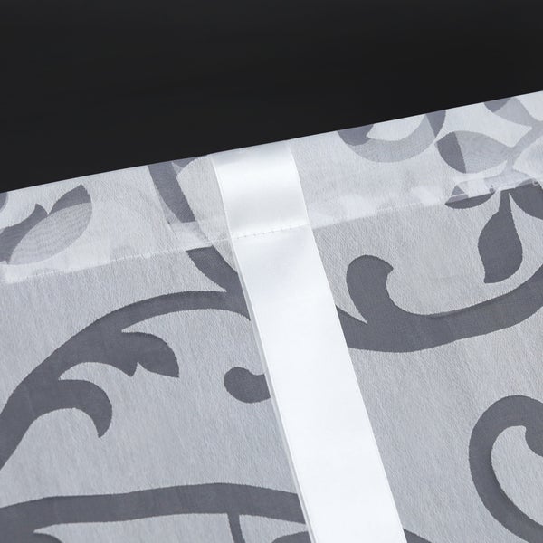 Gardine mit Muster und Universalband