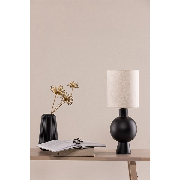 Mysterna Beleuchtung Tischlampe 21x21x55cm schwarz. 21 X 21 X 55 cm