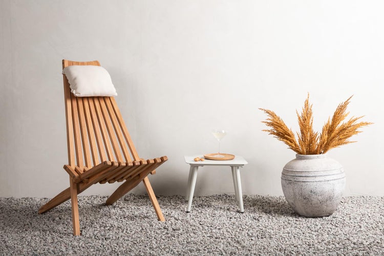 Kenya Sessel inkl. Kissen Teak. 86 X 68 X 100 cm