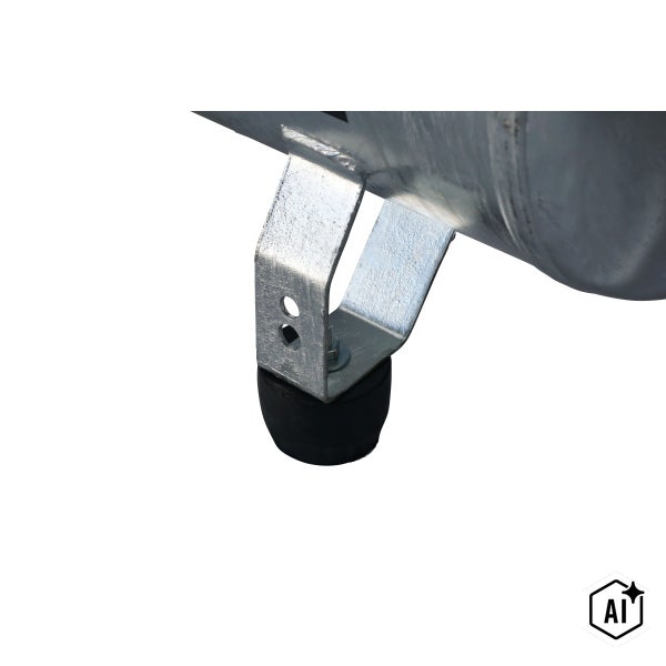 Metallstandfuß für Kompressor mit Gummidämpfer für sicheren Stand