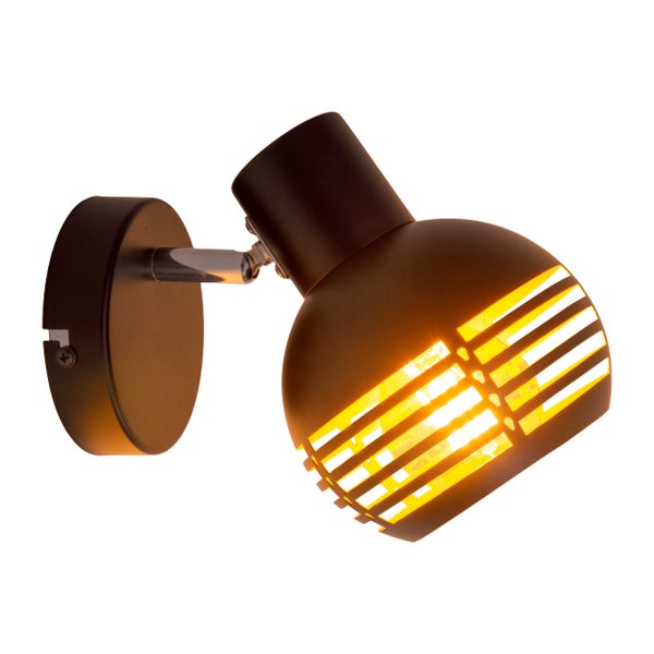 Wandspot mit verstellbarem Leuchtenkopf