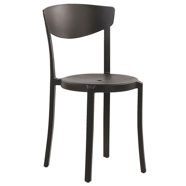 Gartenstuhl 4er Set VIESTE Schwarz