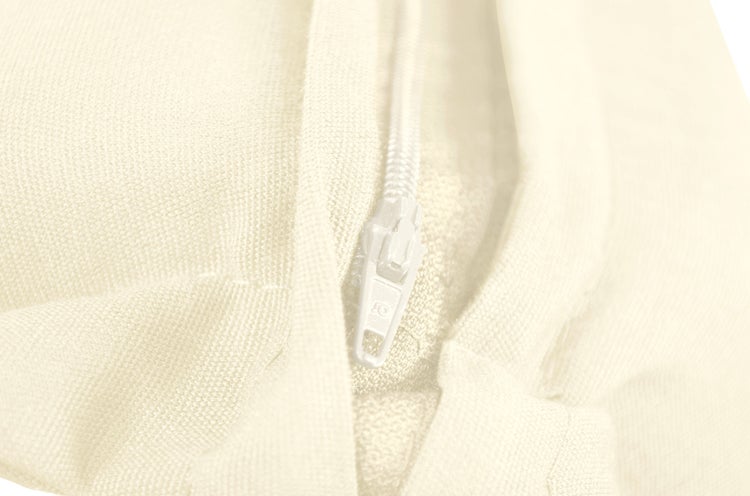 Deckchair Auflage Liegestuhl Polster altweiß creme beige waschbar premium