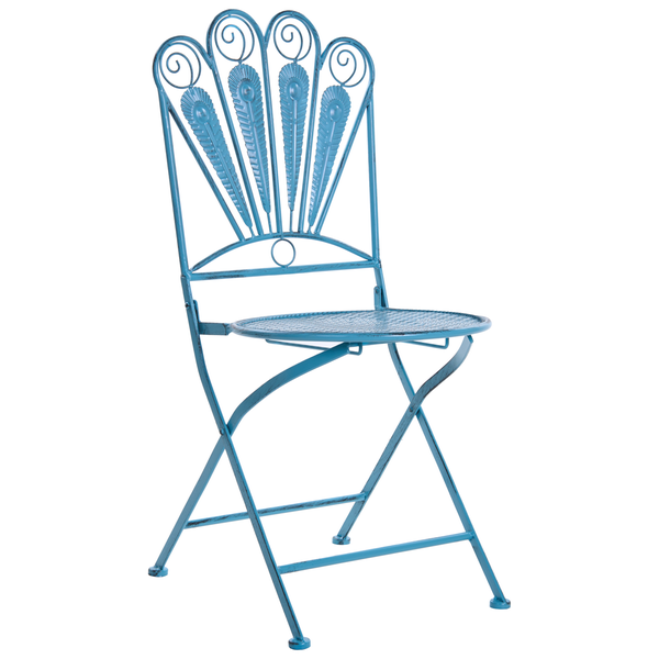 Klappbarer Gartenstuhl aus Metall