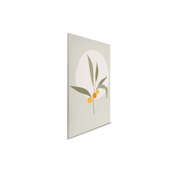 Leinwandbild mit Pflanzenmotiv für die Wanddekoration