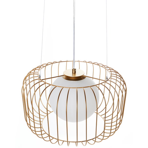Hängeleuchte BAIROA Metall Gold