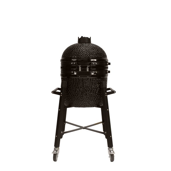PATTON Keramikgrill Kamado Premium Compact mit Gestell - Schwarz