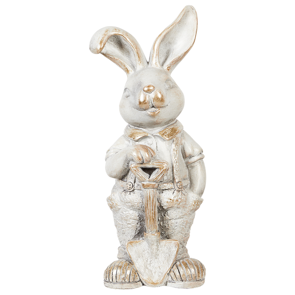 Dekofigur Hasenform weiß 36 cm SIMARD