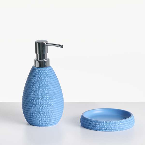 Badaccessoires Set 5-teilig QUILCA Blau