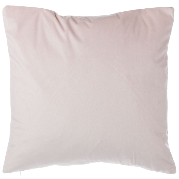 Dekokissen 2er Set FREESIA Samtstoff 45 x 45 cm Rosa Pflanzenmuster