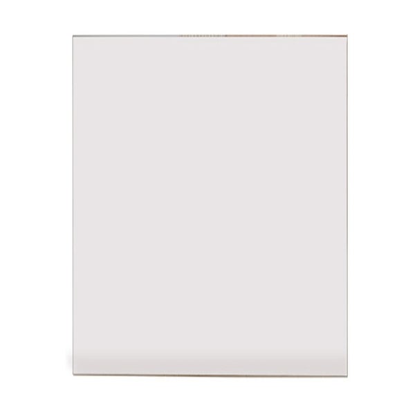 Transparente, rechteckige Platte aus Bastelglas oder Acrylglas.