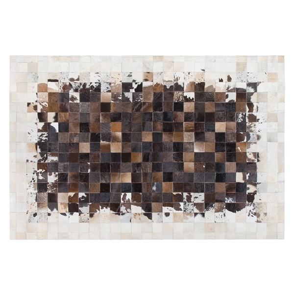 Teppich OKCULU Braun 140 x 200 cm Echtleder
