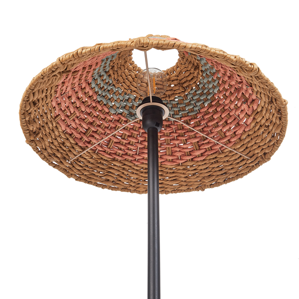 Stehlampe KYOGA Papierschnur Beige